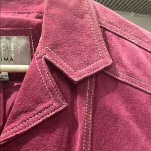 Pink Suede Women's Jacket